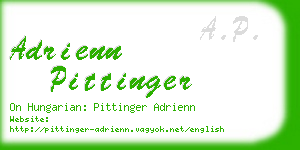 adrienn pittinger business card